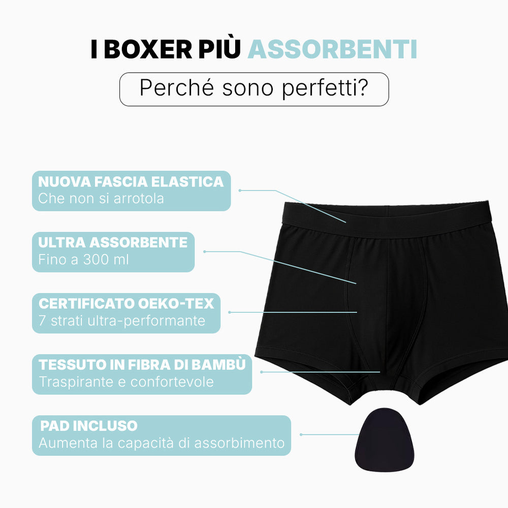 Boxer Serenità - Ultra-assorbente